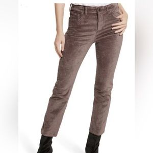 FREE PEOPLE Cropped Velvet Pants NWT